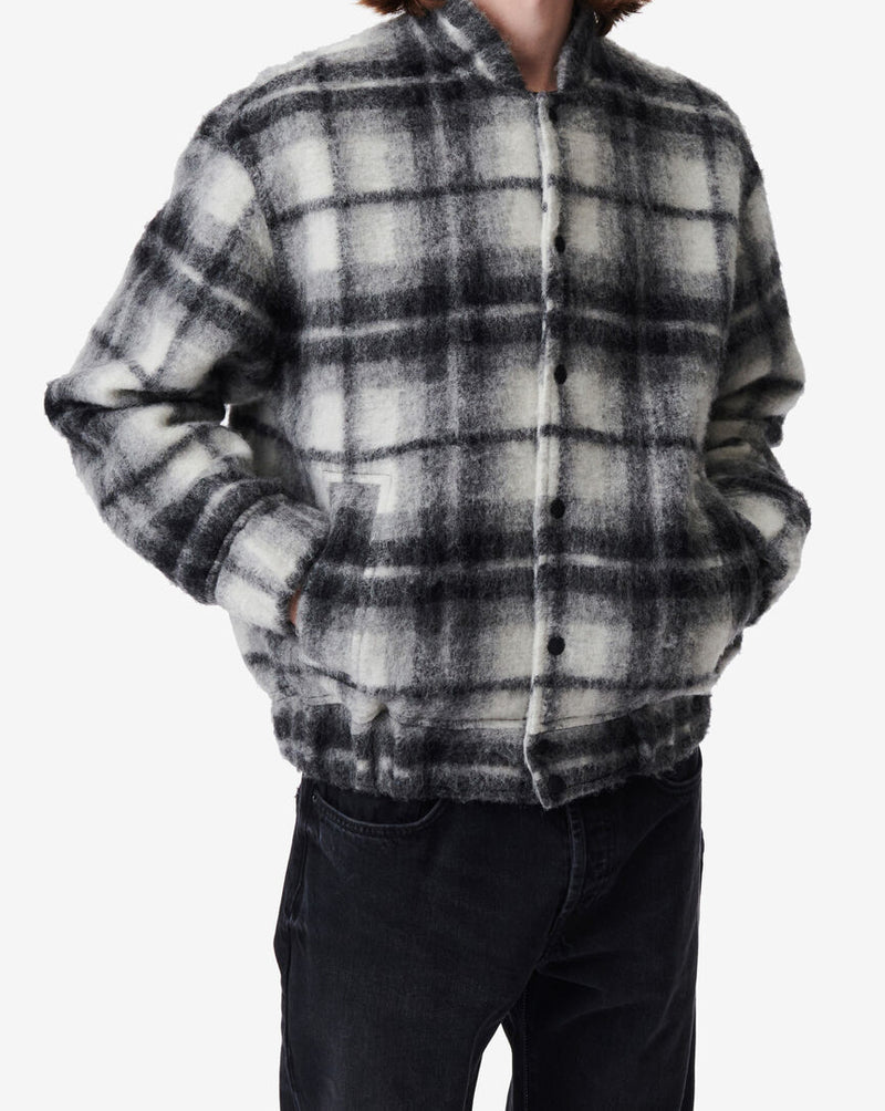 Blouson À Carreaux Mahiana - Mixed Light Grey