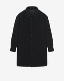 Manteau Forme Surchemise Sevend - Black