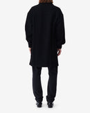 Manteau Forme Surchemise Sevend - Black