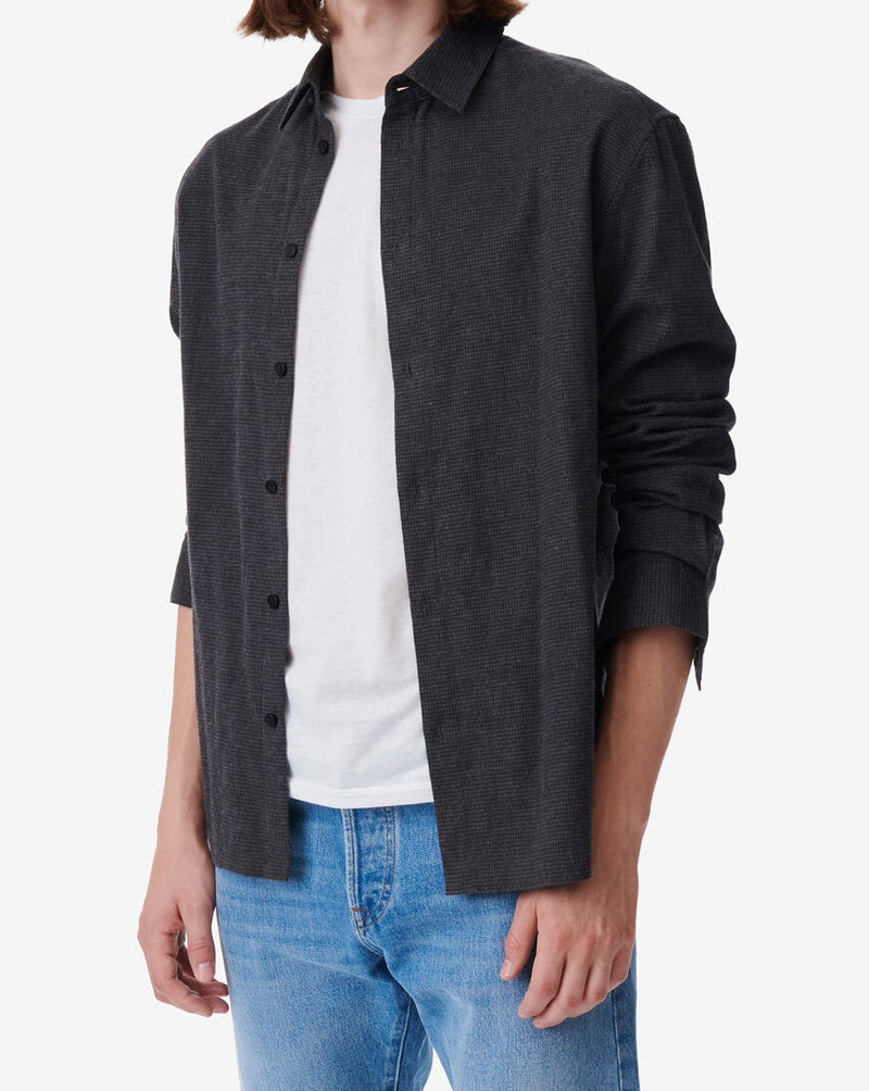 Chemise Slim Fit En Coton Venus - Mixed Grey