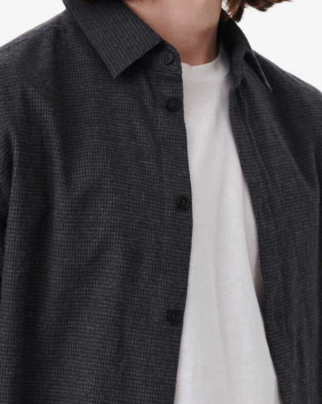 Chemise Slim Fit En Coton Venus - Mixed Grey