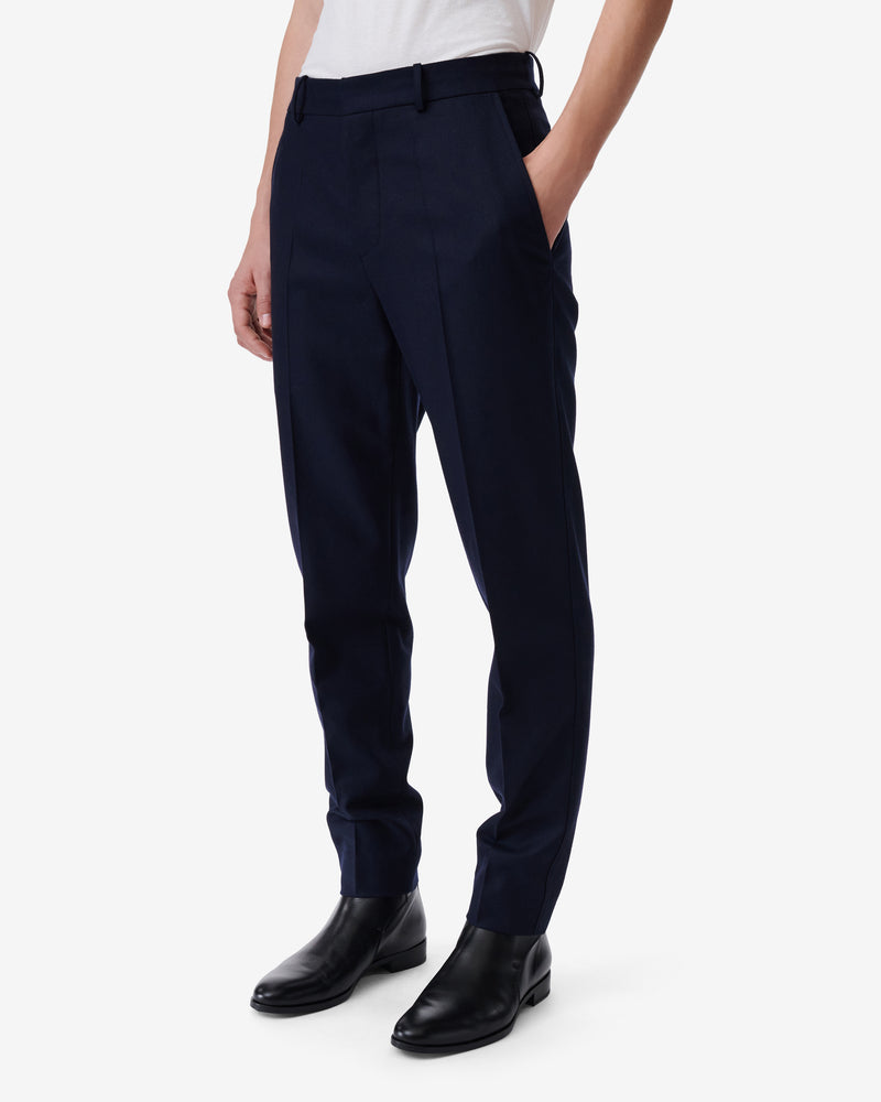 Pantalon Chino En Laine Jordy - Navy