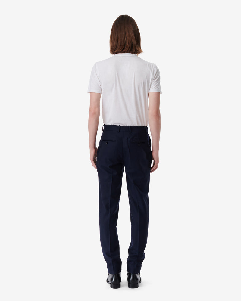 Pantalon Chino En Laine Jordy - Navy