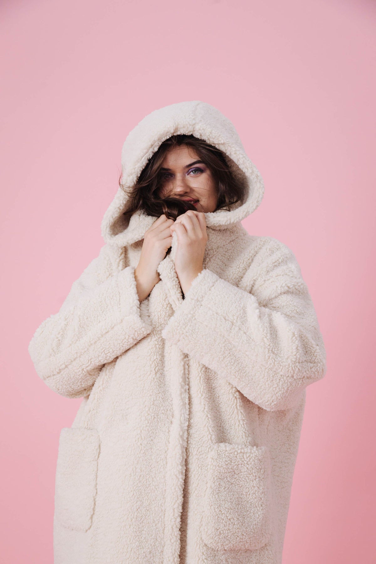 Cappotto Ninon - Peluche Beige