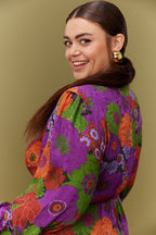 ROBE MARLA AUTUMN BLOSSOM