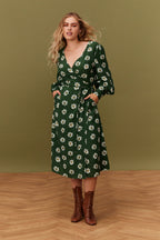 ROBE MARLA GREEN DAISY
