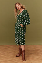 ROBE MARLA GREEN DAISY