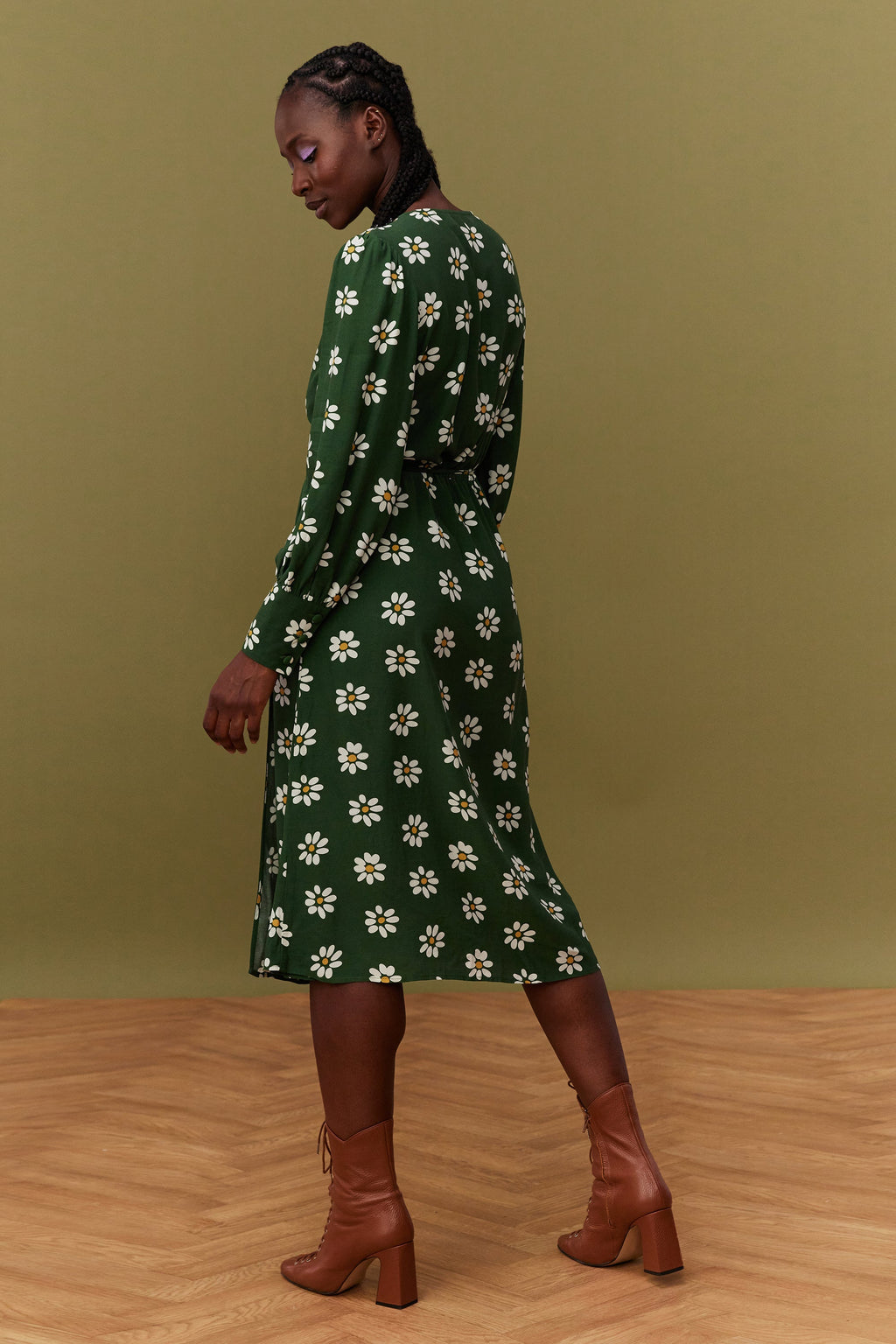 ROBE MARLA GREEN DAISY