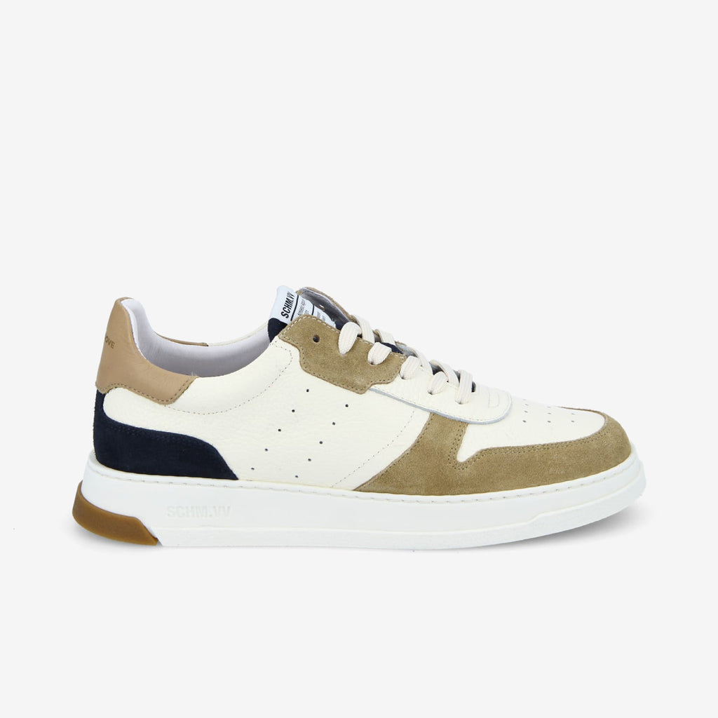 Order Sneaker M - Gr.Nappa/Suede - White/Beige