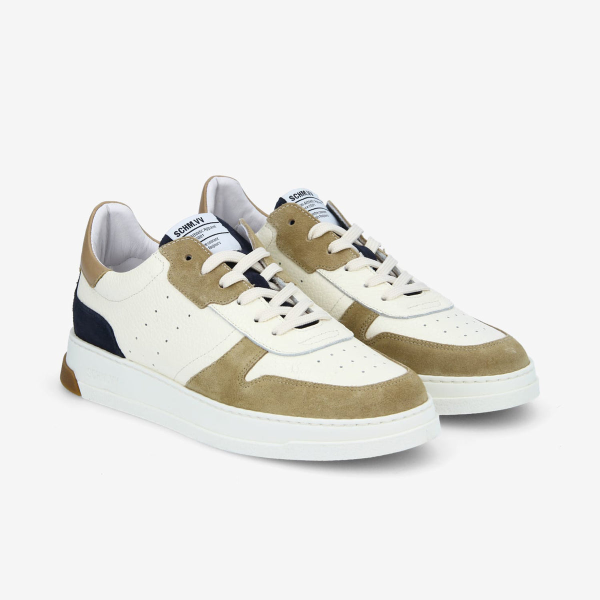 Order Sneaker M - Gr.Nappa/Suede - White/Beige