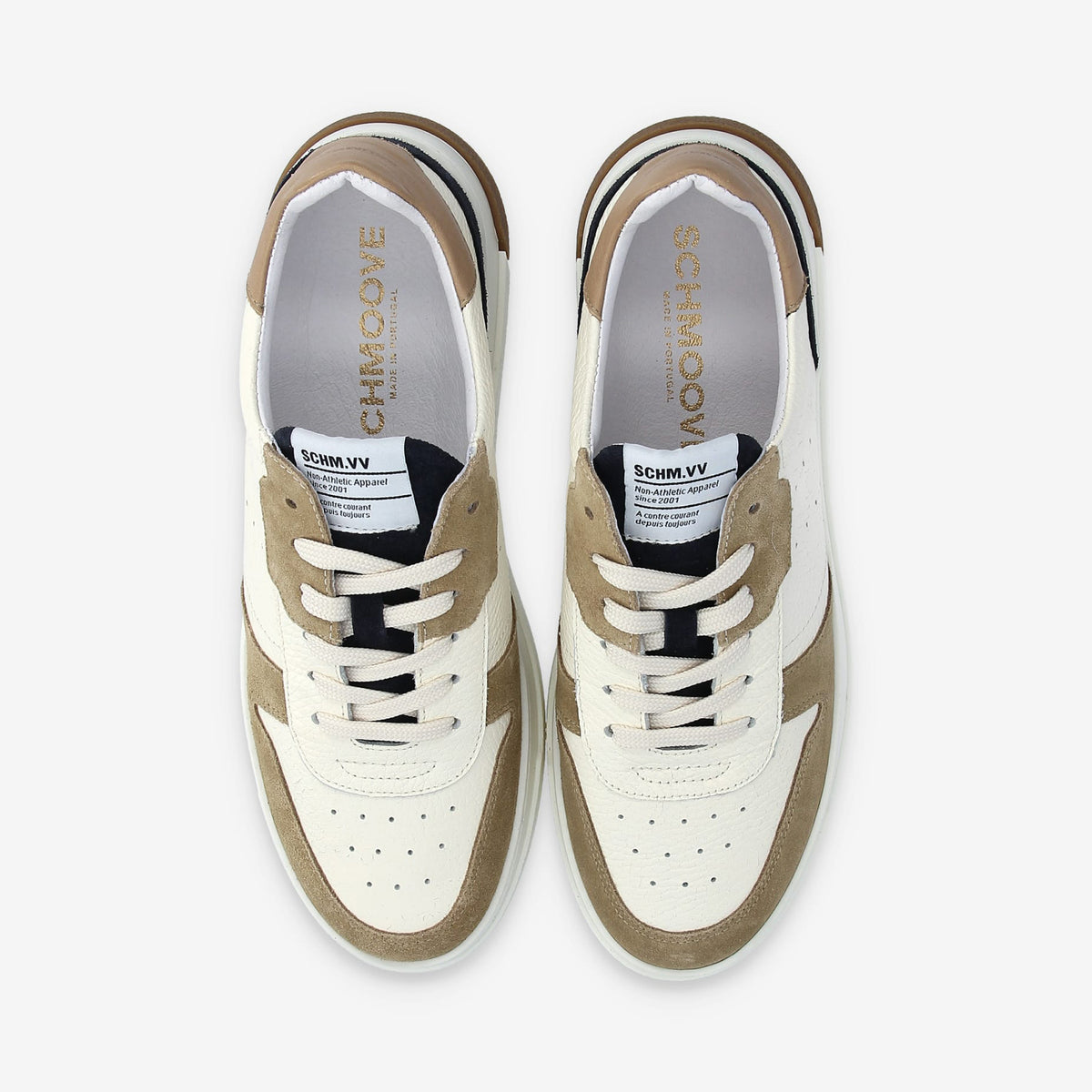 Order Sneaker M - Gr.Nappa/Suede - White/Beige