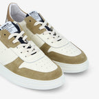 Order Sneaker M - Gr.Nappa/Suede - White/Beige