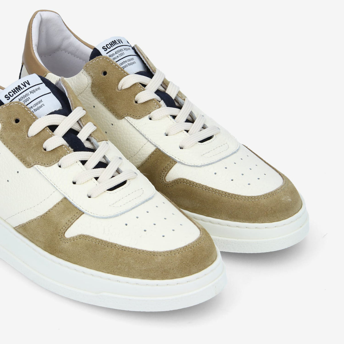 Order Sneaker M - Gr.Nappa/Suede - White/Beige