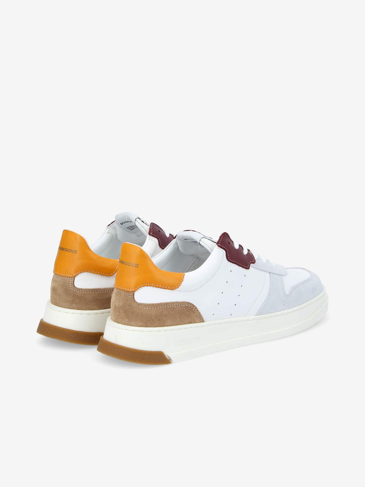 Order Sneaker M - Nappa/Sde/Nappa - White/Sable/Mandarin