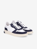 Order Sneaker M - Nappa/Suede - White/Blue