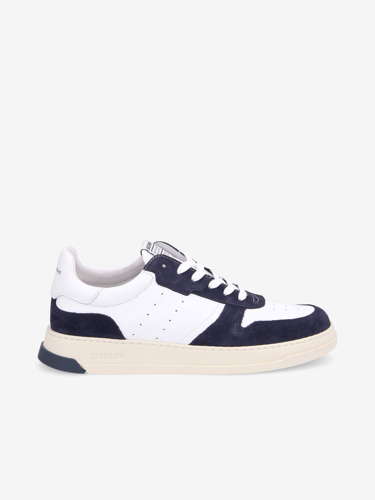 Order Sneaker M - Nappa/Suede - White/Blue