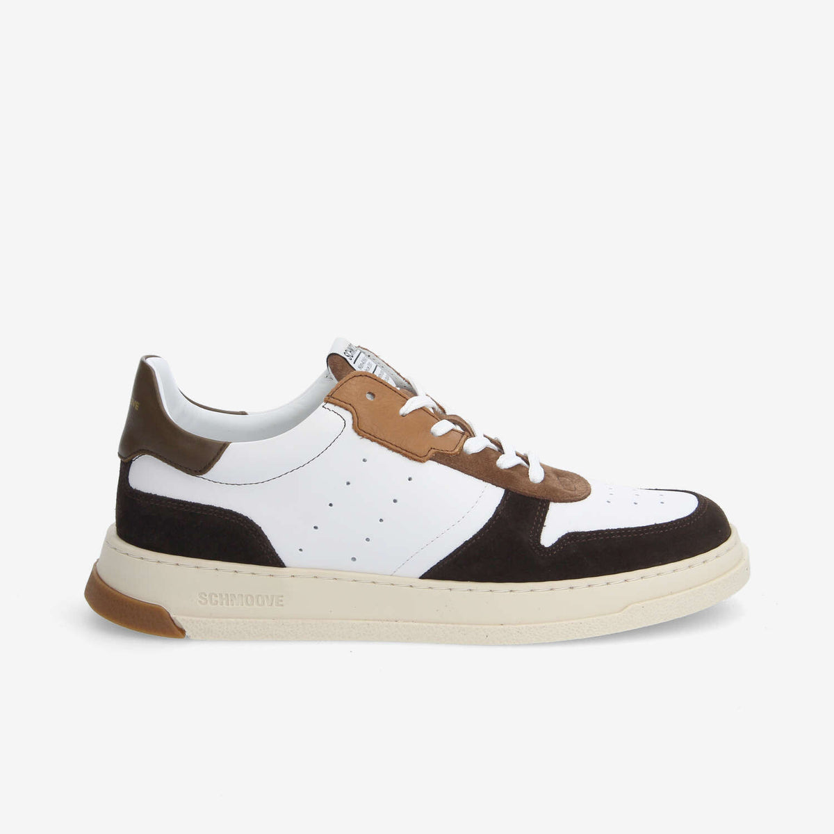 Order Sneaker M - Nappa/Suede/Sde - White/Ebony/Fango