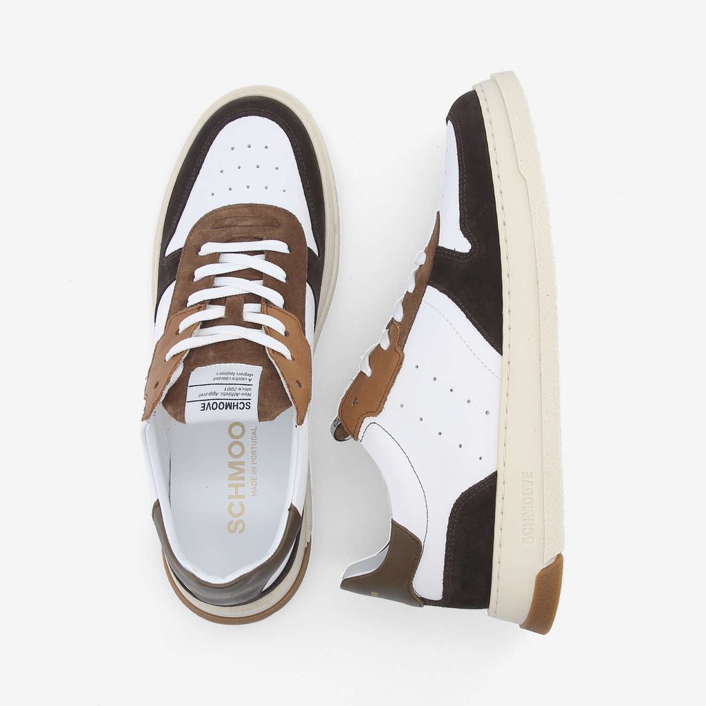 Order Sneaker M - Nappa/Suede/Sde - White/Ebony/Fango