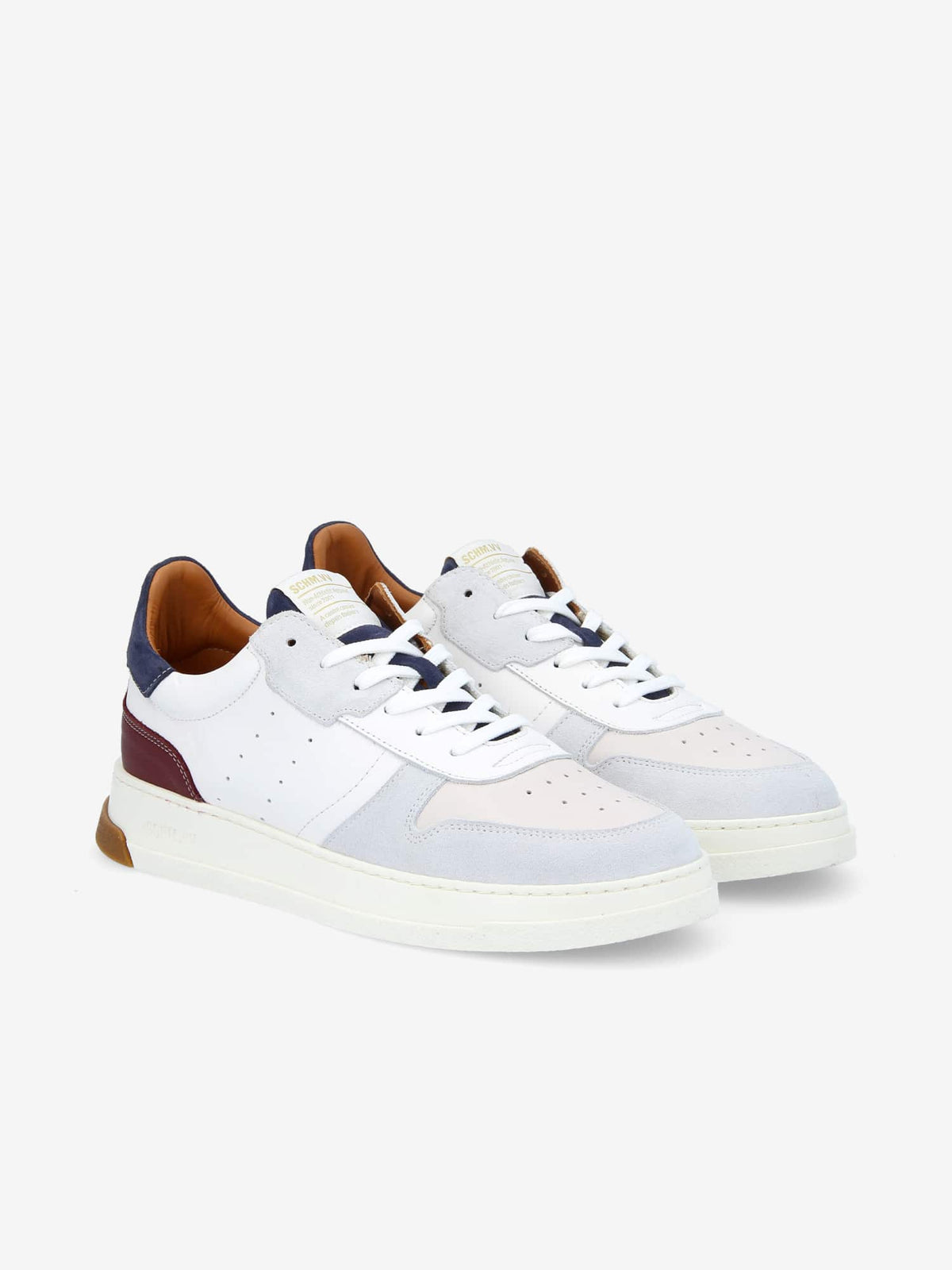 Order Sneaker M - Nappa/Nappa/Sde - White/Dove/Bordo