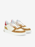 Order Sneaker M - Gr.Nap/Sued/Nap - White/Camel/Red