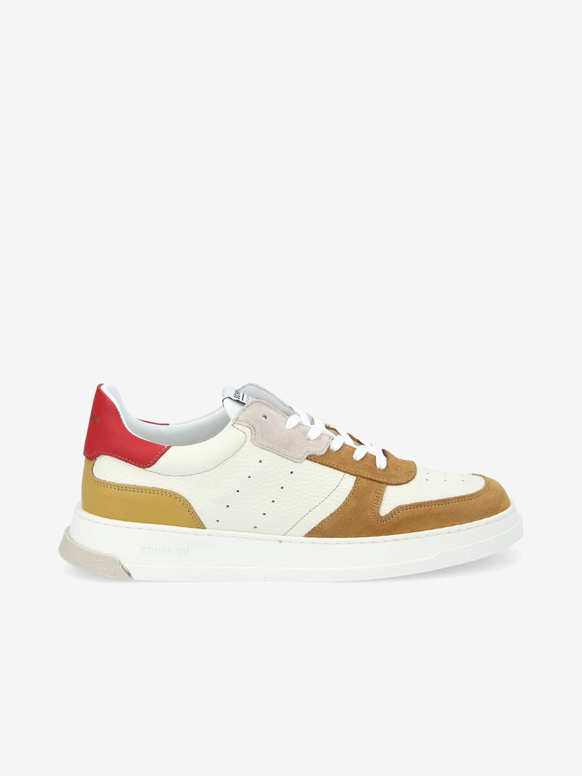 Order Sneaker M - Gr.Nap/Sued/Nap - White/Camel/Red