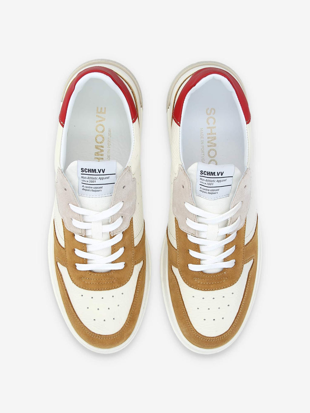 Order Sneaker M - Gr.Nap/Sued/Nap - White/Camel/Red