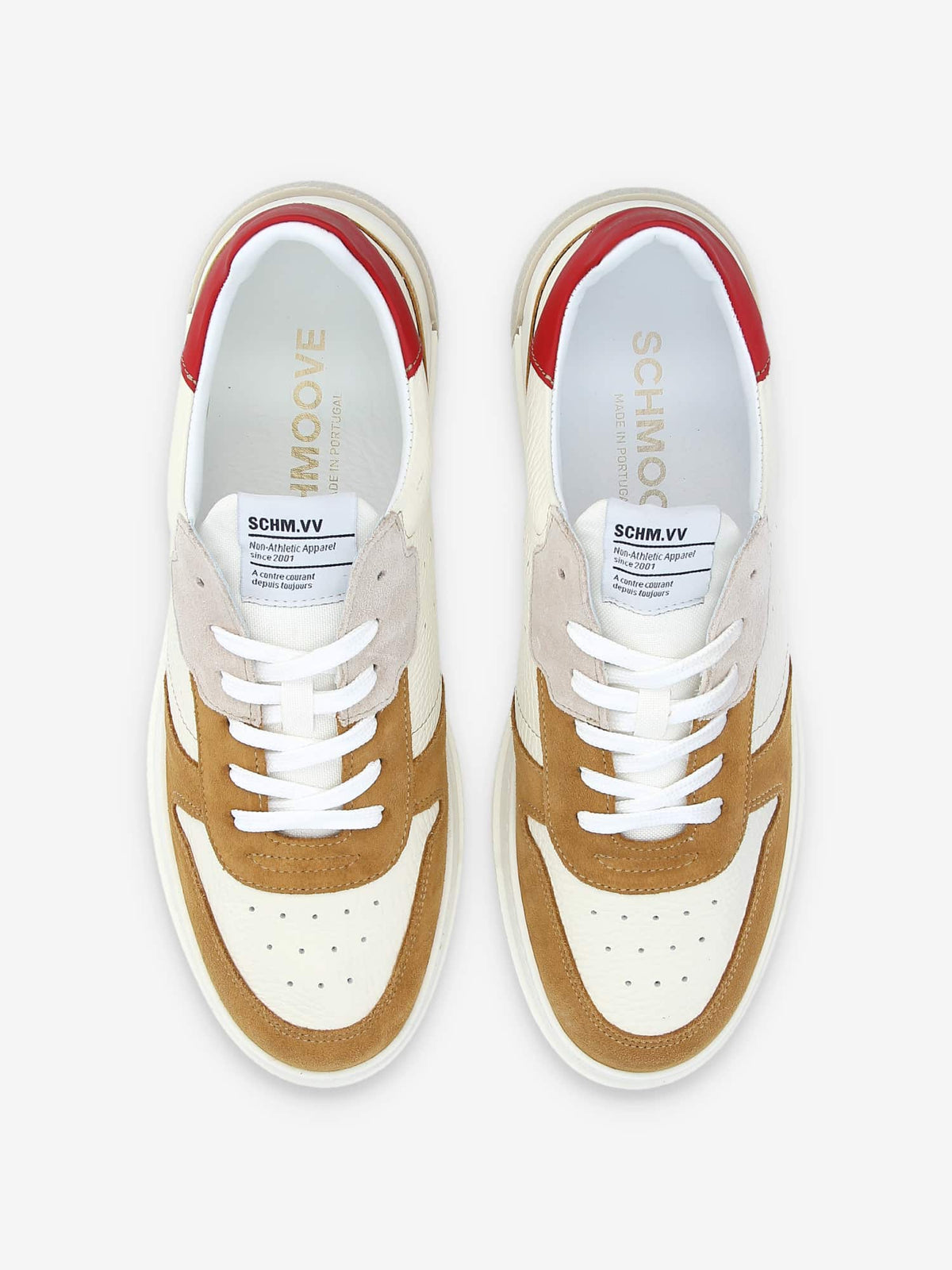 Order Sneaker M - Gr.Nap/Sued/Nap - White/Camel/Red