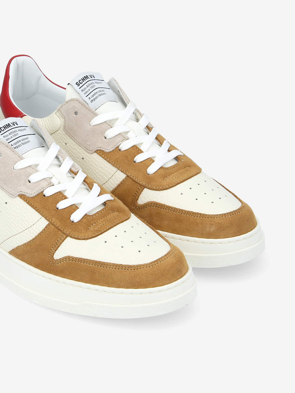 Order Sneaker M - Gr.Nap/Sued/Nap - White/Camel/Red