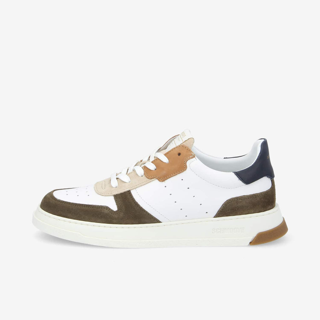 Order Sneaker M - Nappa/Sde/Count - White/Army/Navy