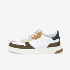 Order Sneaker M - Nappa/Sde/Count - White/Army/Navy