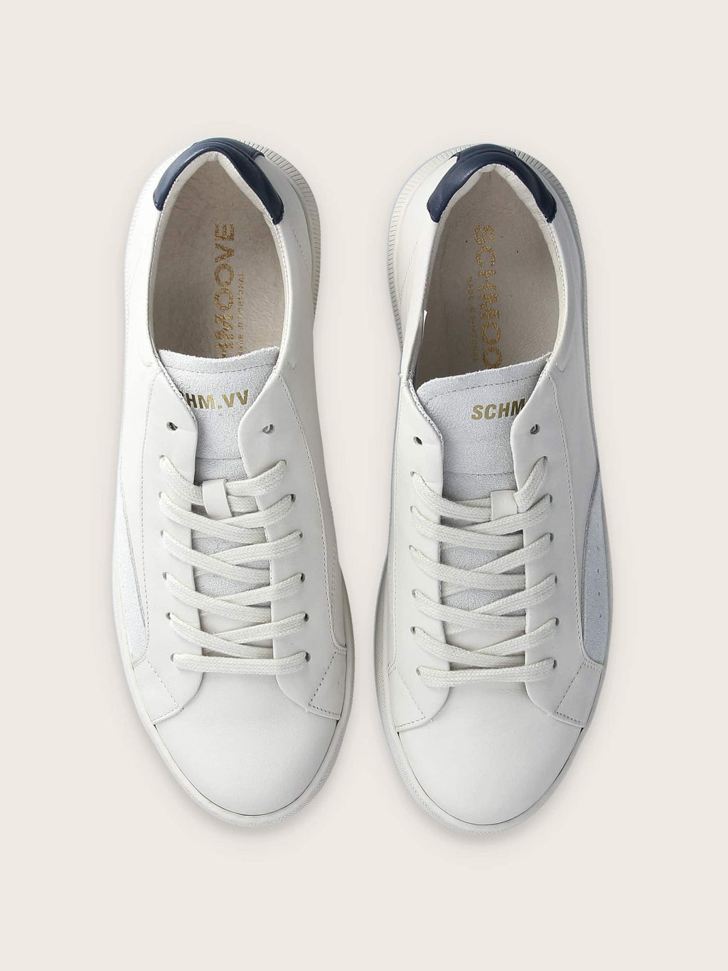 Clear Sneaker - Dublin/Nappa - Off White/Navy