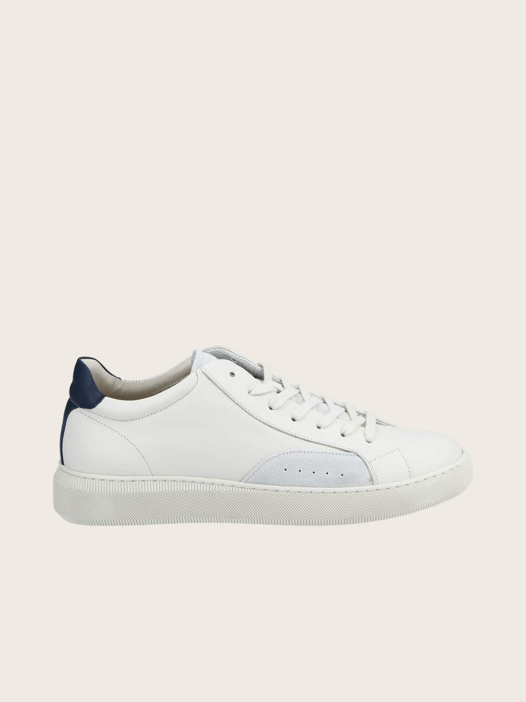 Clear Sneaker - Dublin/Nappa - Off White/Navy