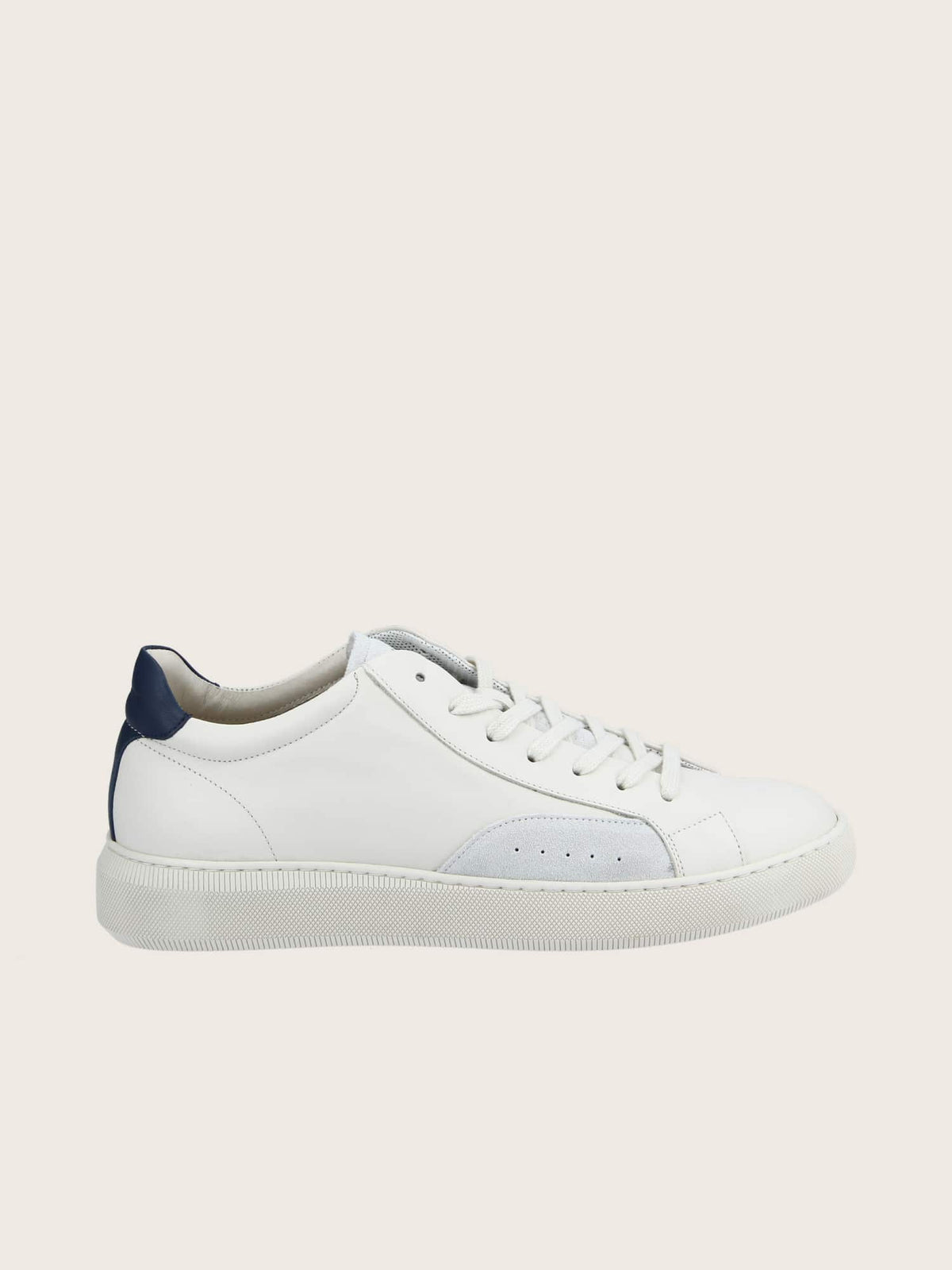 Clear Sneaker - Dublin/Nappa - Off White/Navy