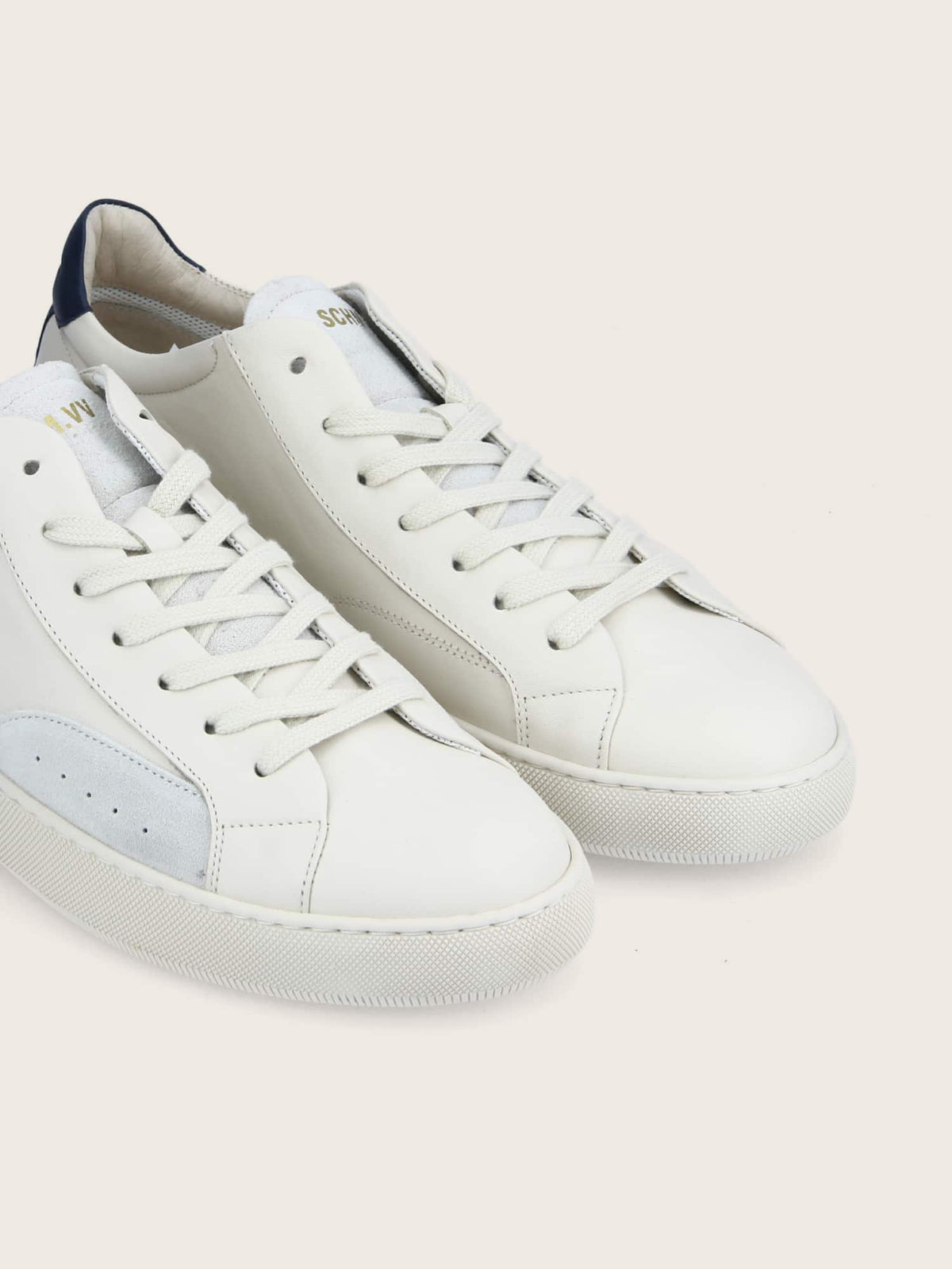 Clear Sneaker - Dublin/Nappa - Off White/Navy