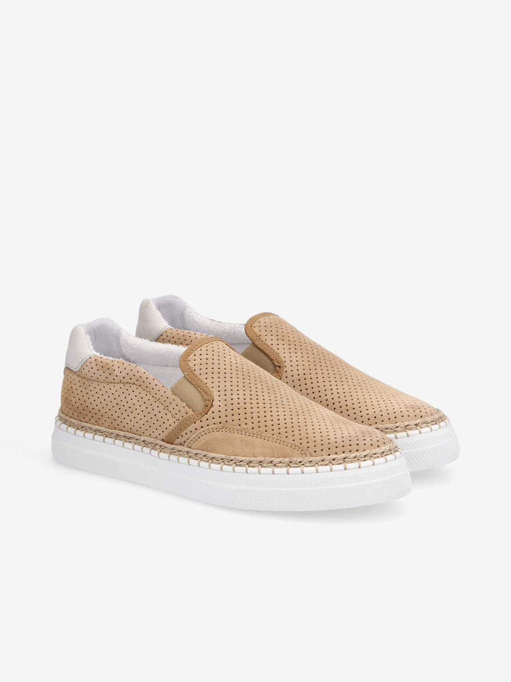 Data Slip On M - Suede Punch - Capuccino