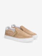 Data Slip On M - Suede Punch - Capuccino