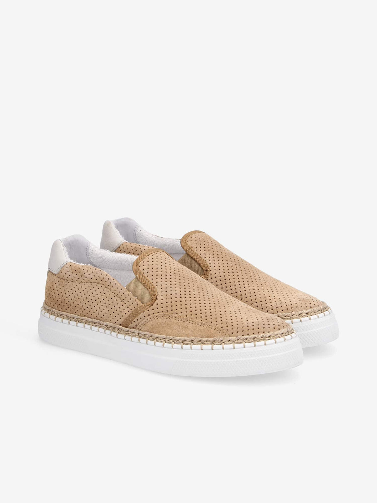 Data Slip On M - Suede Punch - Capuccino