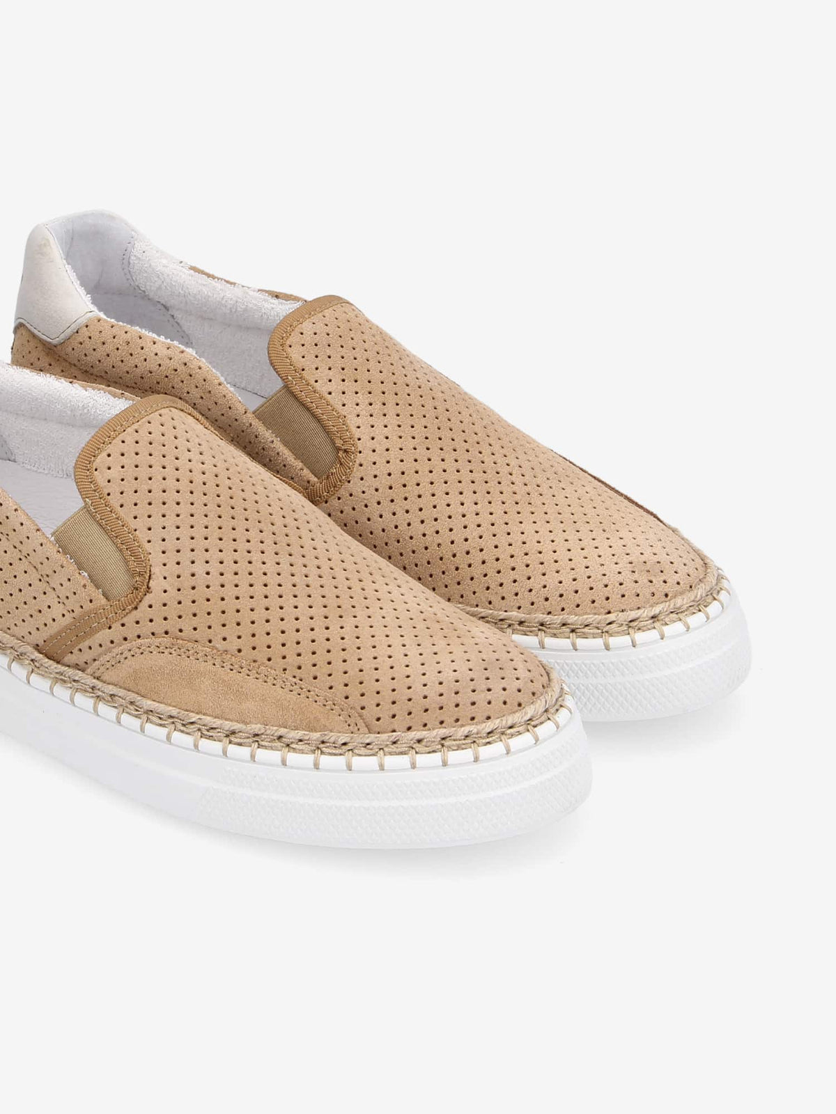 Data Slip On M - Suede Punch - Capuccino