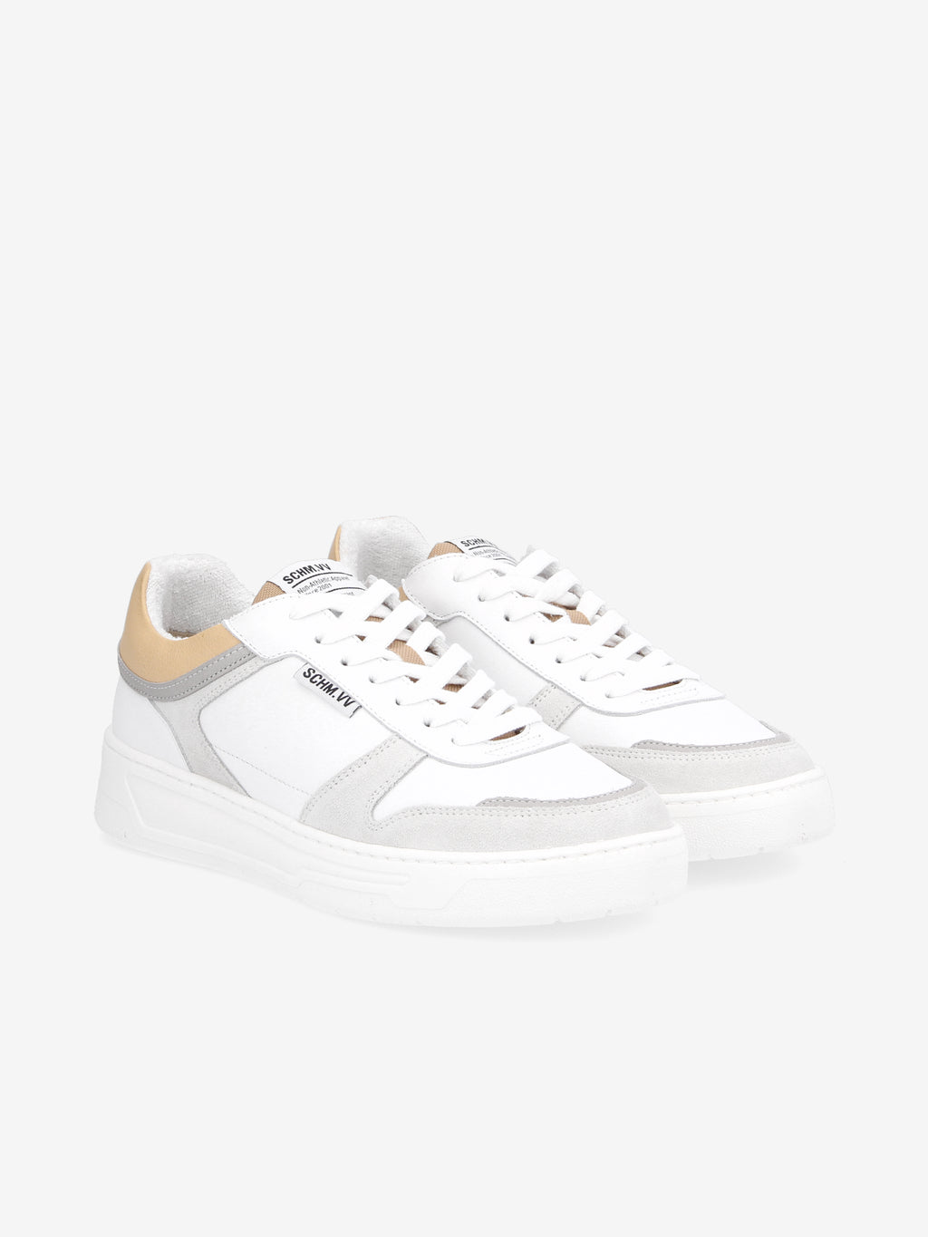 Smatch Sneaker M - Nappa/Suede/Nap - White/Gelo/Naturel