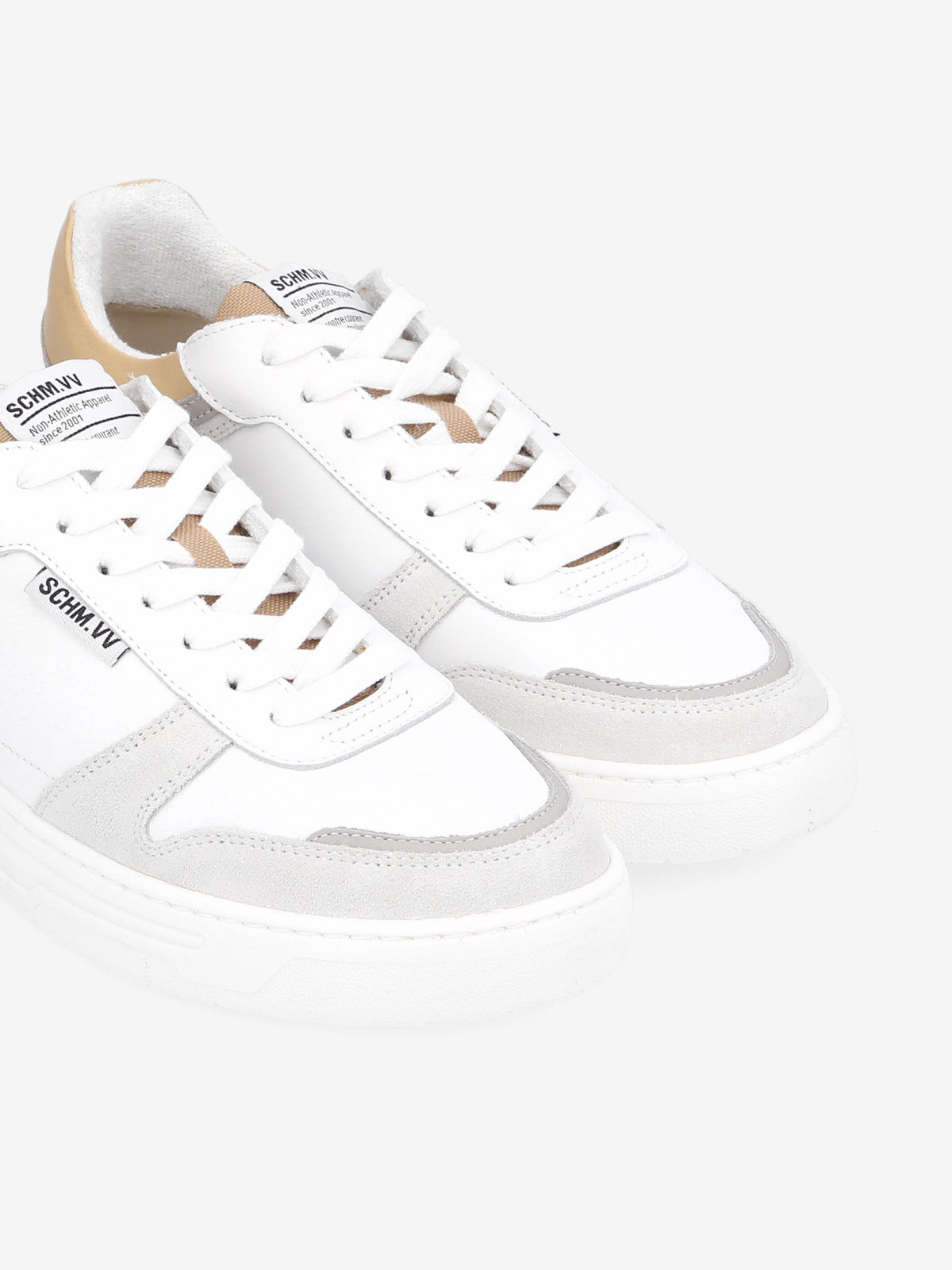 Smatch Sneaker M - Nappa/Suede/Nap - White/Gelo/Naturel