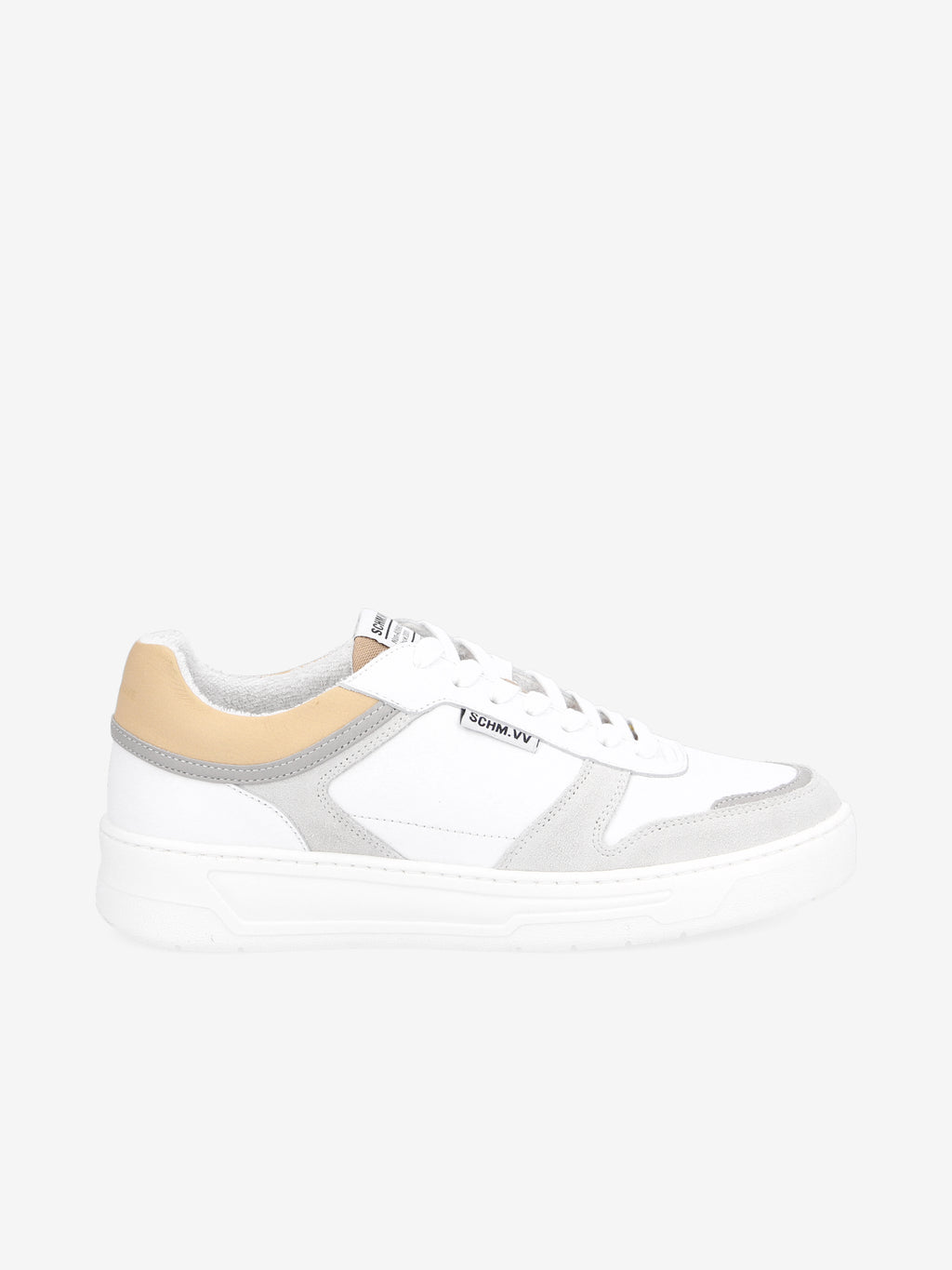 Smatch Sneaker M - Nappa/Suede/Nap - White/Gelo/Naturel