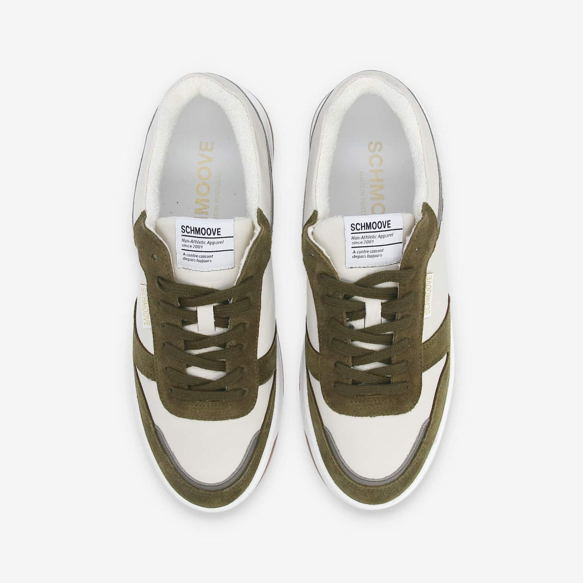 Smatch Sneaker M - Nappa/Sde/Count - O.White/Army/Fossil