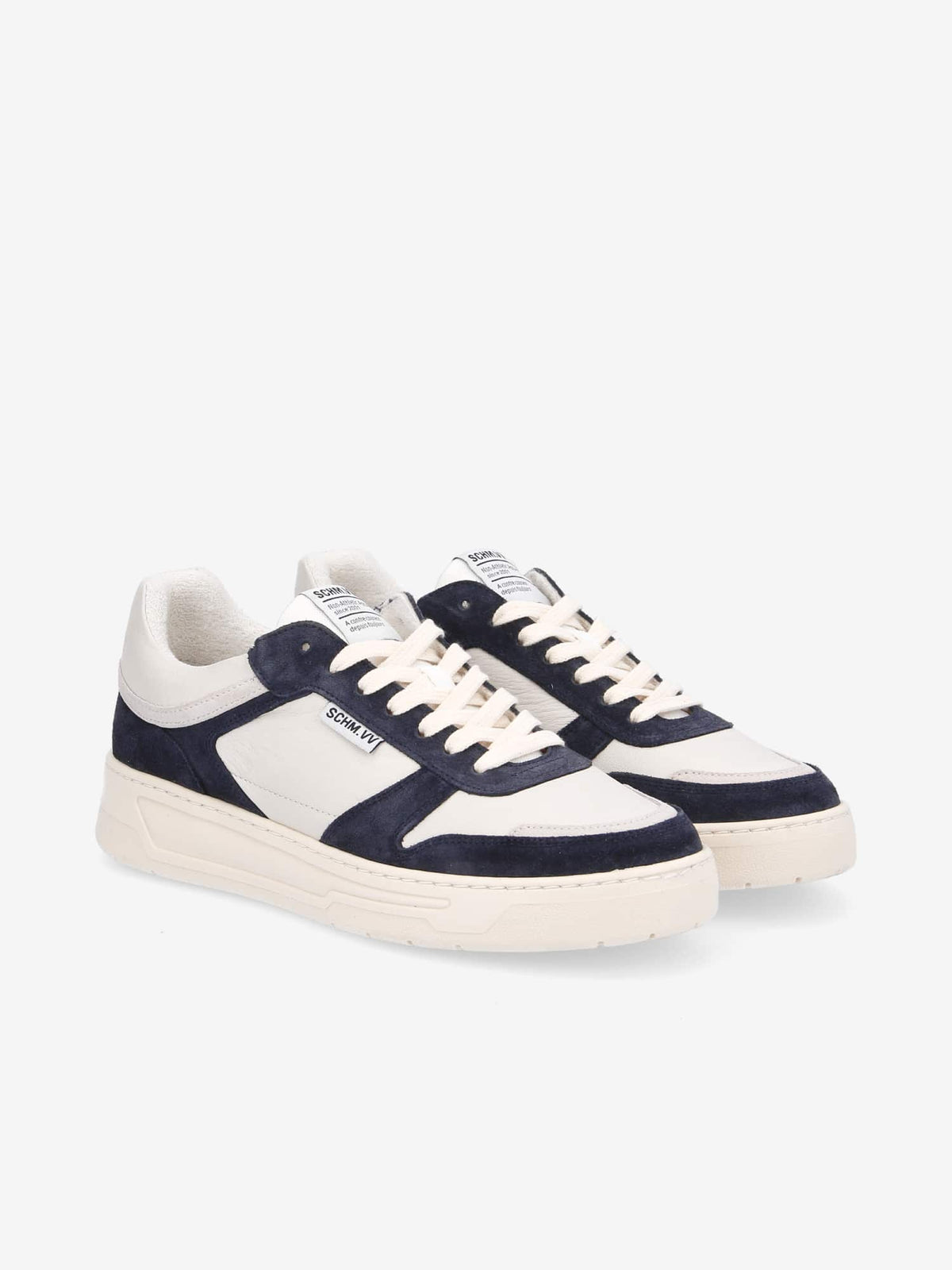Smatch Sneaker M - Suede/Nappa - Azul/Off White