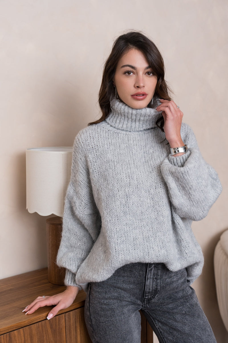 Pull Harper Gris Clair