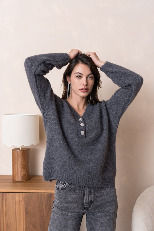 Pull Paule Gris