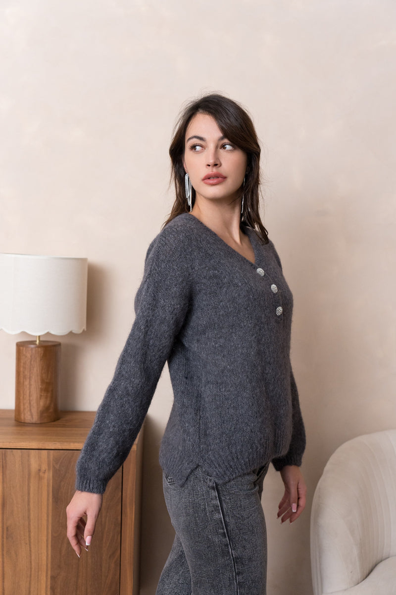 Pull Paule Gris