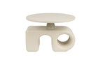 Hermit - Side Table - Resin - Beige/White