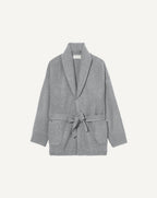 Chaqueta Cuello Chal Alpaca/Cachemira - Franela - Mujer