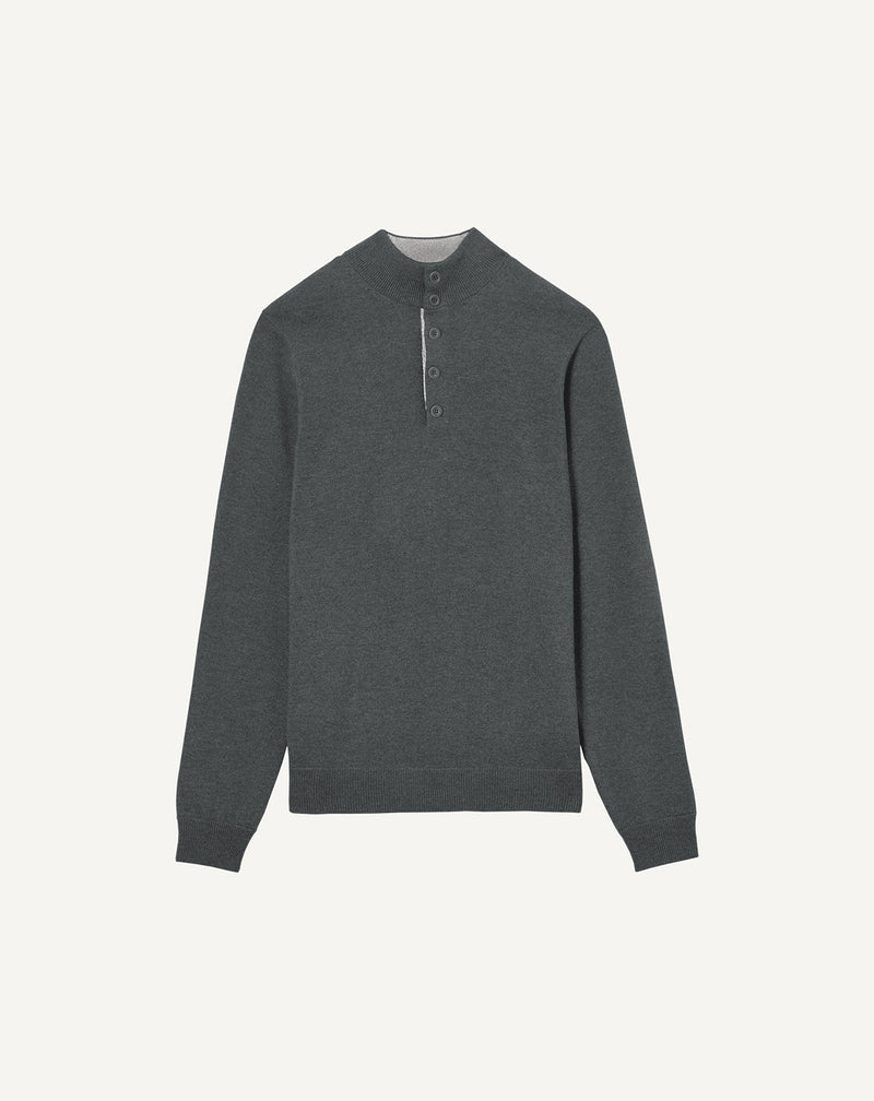 Sweat-Shirt Bicolore - Loup Et Givre - Homme