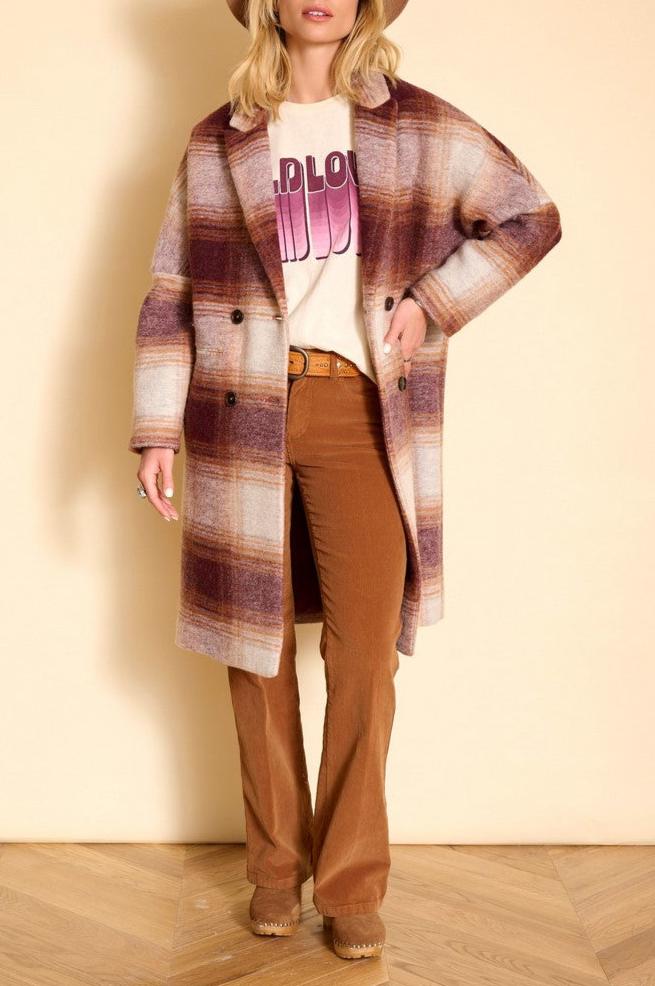 Manteau Mocco - Purple